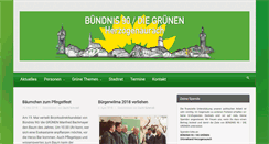 Desktop Screenshot of gruene-herzogenaurach.de